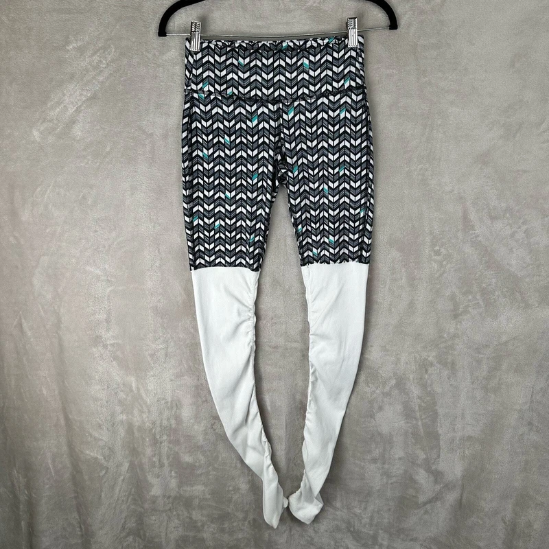 alo-yoga goddess chevron ribbed ruched dance gym leggings