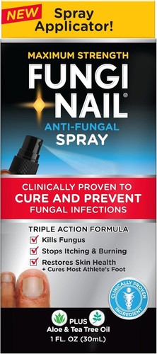 Anti-Fungal Foot Spray 1 Oz Tolnaftate Treats Athlete's Foot & Nail Infections - Picture 3 of 8