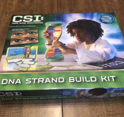 CSI: Crime Scene Investigation DNA Strand Build Kit Lab Science, New Open Box