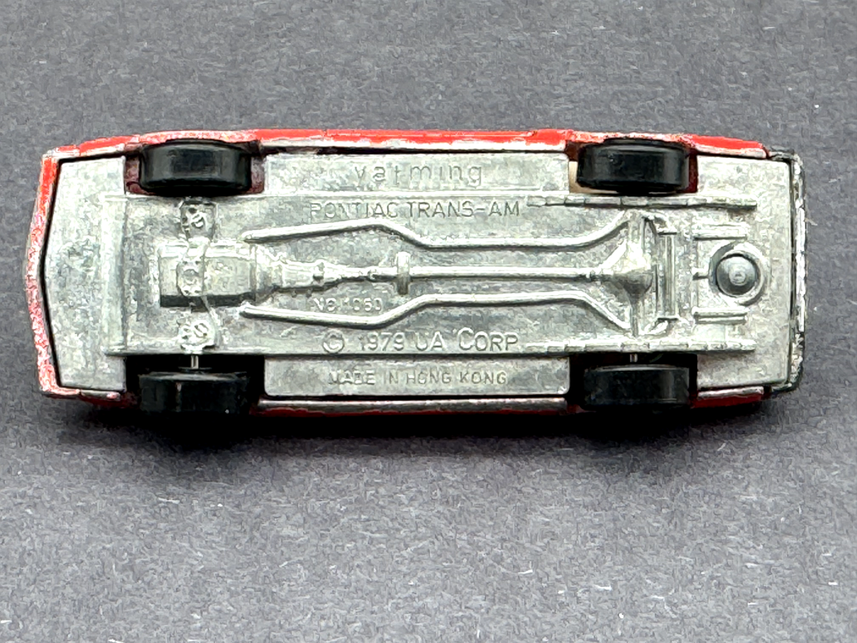 Vintage 1979 Yatming Pontiac Trans-Am Car No 1060 Red BJ & The