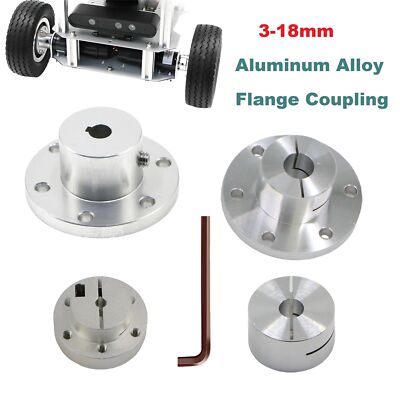 Flansch Kupplung 3mm-18mm Wellenkupplung Aluminium Omni-Richtungs Rad Kupplungen