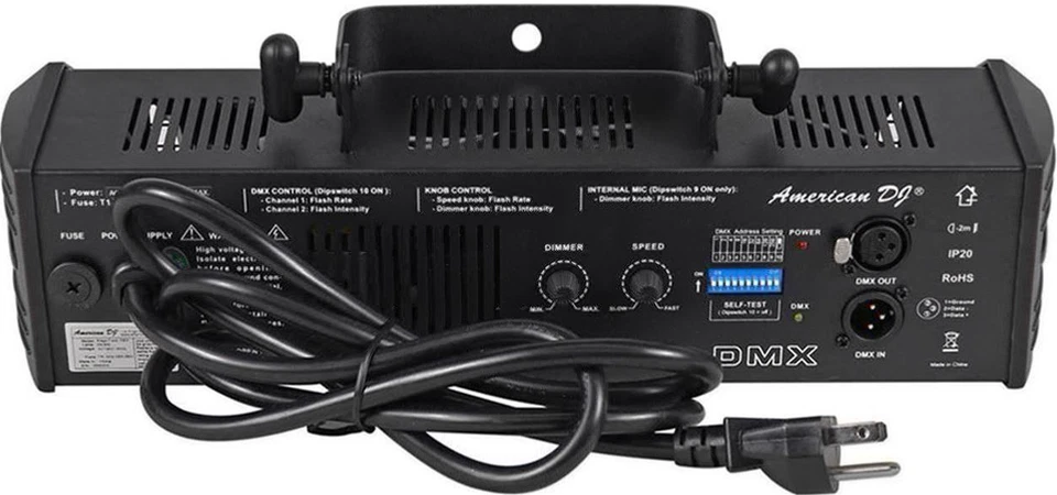 American DJ Mega Flash DMX 800w Compact DMX Strobe Light+Sound Sensor+Wash Light - Image 3 of 4