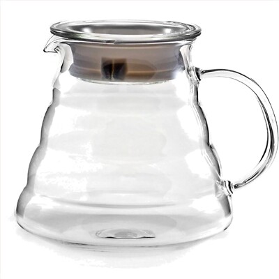 600ml Glass Coffee Server for Perfect Pour-Over Brewing - Minimalist Design