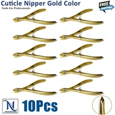 Gold Color Nail Cutter, Clipper Nipper Pro Nail Tools Manicurists & Podiatrists