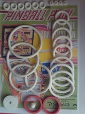 FLIPPER-GOTTLIEB-PINBALL POOL-KIT ELASTIQUES,CAOUTCHOUC-