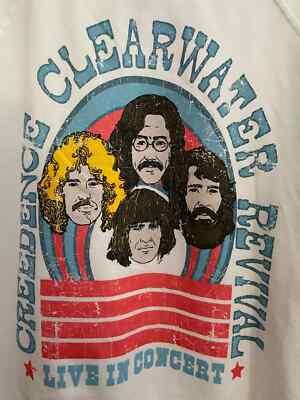 Creedence Clearwater Revival band 90s Rare design Graphic T shirt NH12633