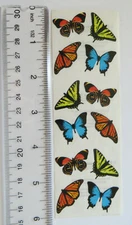 StickyPix BUTTERFLIES - Strip of Butterfly Stickers by Paper House 