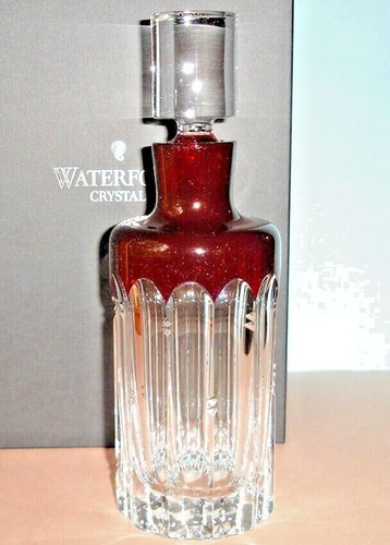 Decantador Waterford Mixology Talon de cristal rojo con tapón #156919 nuevo - Imagen 2 de 2