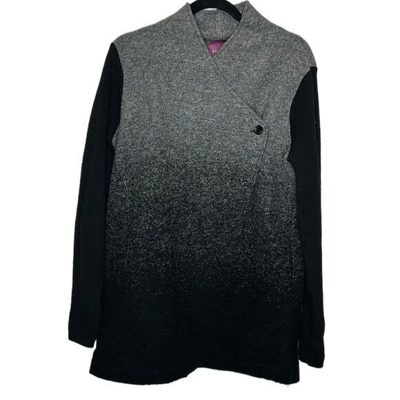 FILA The Savile Row Co. Giacca maglione lana ombreggiata donna grigio medio nero invernale