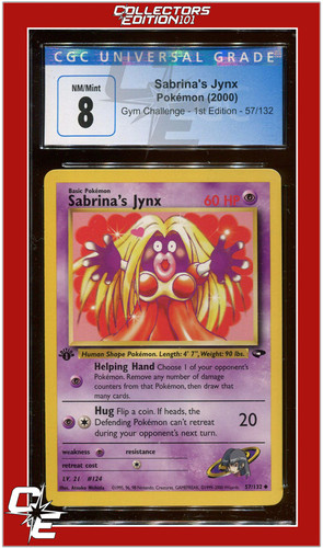 Sabrina's Jynx (1st Edition) graded CGC 8 for sale on eBay