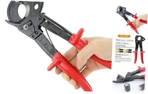 Ratchet Cable Wire Cutter up to 500 mcm Heavy Duty ...