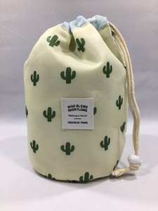 Wind Blows River Flows Travel Cosmetics Barrel Bag Organizer Mini Zip Pouch Ebay