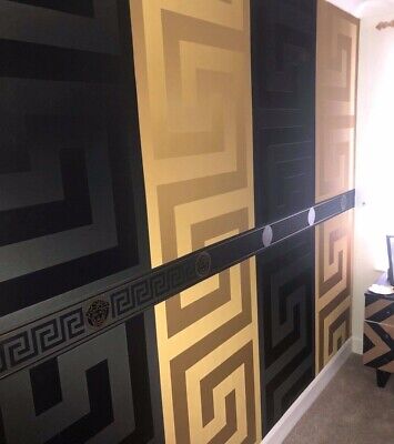 Featured image of post Versace Wallpaper Designs Wallpaper border procuct codes versace border black gold