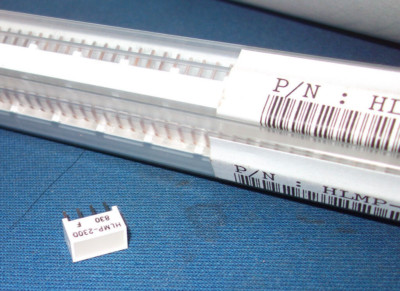 HLMP-2300 HP RED LED BAR ARRAY DISPLAY NEW ORIGINAL TUBES QTY-1