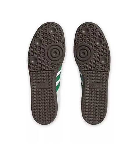 Adidas Originals Samba OG “Cloud White Green” (IG1024) Men's Size 5 *NEW* - Picture 7 of 10