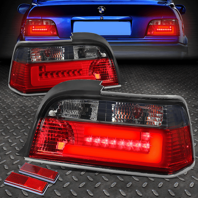 3d LED Bar for 19921999 BMW E36 3series 2dr Red Smoked Tail Light