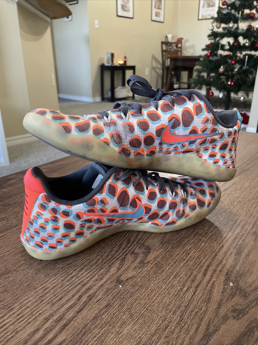 新品級 FCRB NIKE POLKA DOT PRACTICE SET UP Nike Kobe 11 XI Low EM 3D Polka Dot Mens Size 8.5 2016