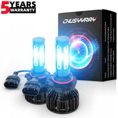 For Ford Edge 2011-2014 8000K 2pc 9012 LED Headlight High/Low Beam Bulbs Kit - Bild 1 von 4