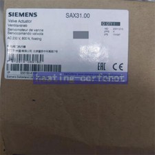ONE NEW Siemens Electromotoric actuator SAX31.00