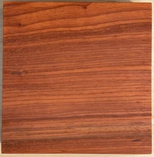 7-1/8 x 7-1/8 x 2" African Padauk Bowl Turning Blank Square Carving Wood Block 