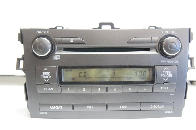 Original 2010 Toyota Corolla Radio CD 