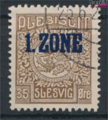 Timbres Schleswig (vote) 1920 Mi 22a oblitéré 1920 Crest (10444770 Timbres Schleswig (vote) 1920 Mi 22a oblitéré 1920 Crest (10444770