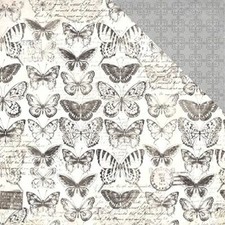 Kaisercraft Etchings Pen Ink Double-Sided Cardstock 12"X12"