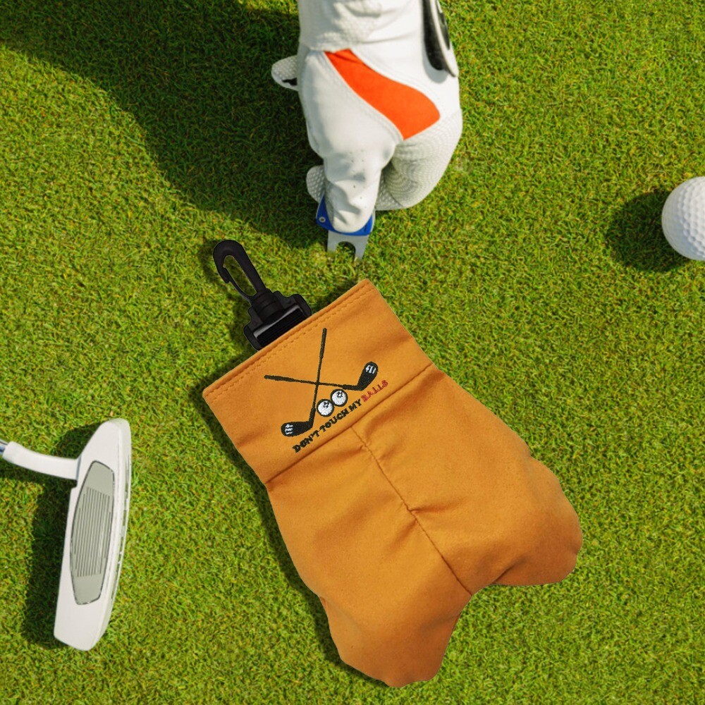 Portable Golf Ball Carrier Golf Bag Funny Golf Ball Pouch Golf Ball