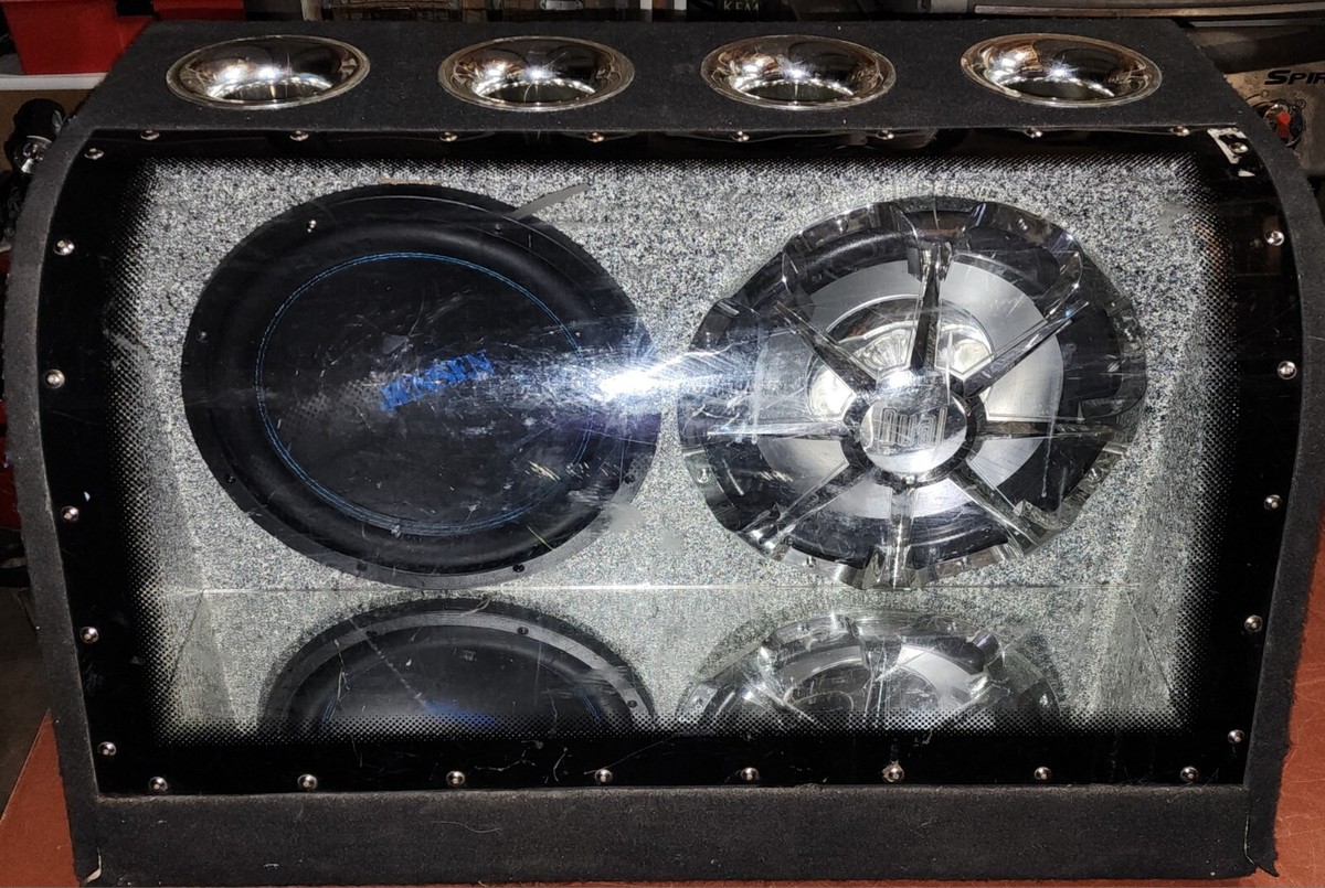 Jensen and Dual subs in a box. | eBay