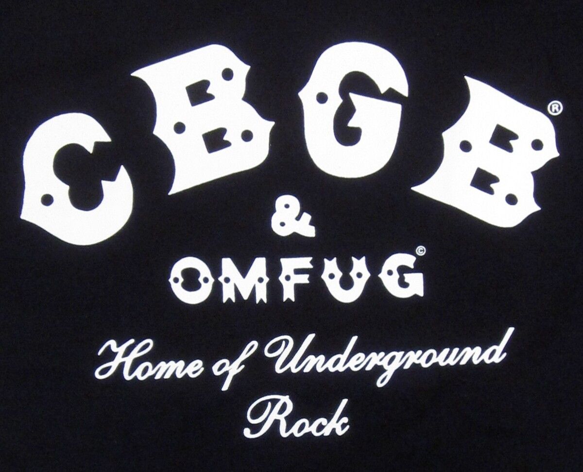 CBGB OMFUG T-shirt Punk Rock CBs Underground Tee Adult Men's