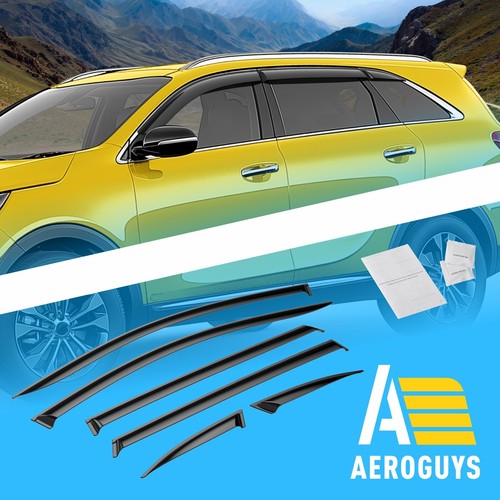 Rain Guards Vent Visors Shade for 2016-2020 Kia Sorento - Picture 9 of 9