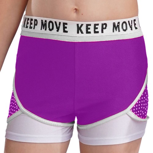Kids Girls Short Pants Stage Boyshorts Athletic Bottoms Sport Shorts Summer - Picture 56 of 86