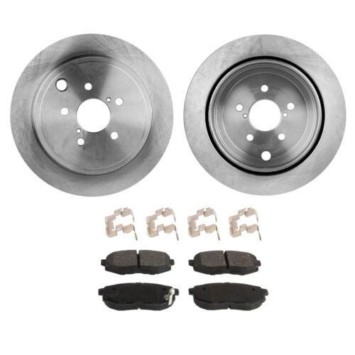 Rear Brake Disc Rotors and Pads Kit for Toyota 86 Scion FR-S 2013-2016 - Picture 1 of 12