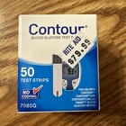 Contour Blood Glucose Test Strips 50 Count No Coding Exp 12/31/2024 7080G
