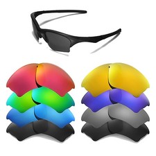 Walleva Replacement Lenses for Oakley Half Jacket XLJ Sunglasses -Multi Options
