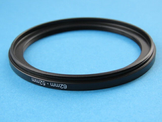 62mm to 52mm Stepping Step Down Ring Camera Lens Filter Adapter Ring 62-52mm - Image 2 of 2