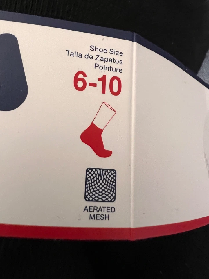 FILA Mujer NO SHOW CALCETINES TOBILLEROS 10 PARES Negro Malla Aireada TALLA 6 - 12 NUEVOS Foto 4 de 4