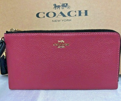 coach wallet large
