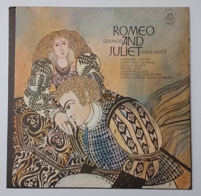 Gounod Romeo and Juliet Highlights vinyl record Angel 36287 Tested Works