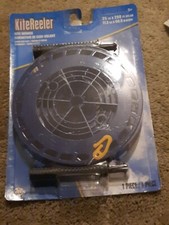 Kite Reeler Winder Blue Kite with 25 Lb. 200 Feet Nylon String Quick and Easy