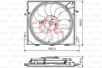 FOR RENAULT ESPACE 2015- ENGINE COOLING FAN RADIATOR FAN New 214816969R