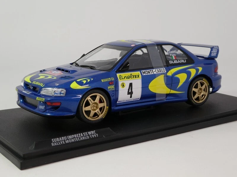 Solido Subaru Impreza 22B #4 Liatti winner Rally Monte Carlo 1997 1/18 S1807405 - Immagine 2 di 4