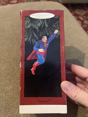 Hallmark Keepsake Ornament Superman 1993 Superhero Christmas DC Comics (KC)