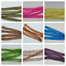 Nimrod's Tackle SPECKLED SILICONE SKIRTING TABS / LEGS You Pick 10, 24 or 100