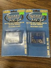 Muzzy MX-3 Replacement Blades (Lot of 2) 0325#29