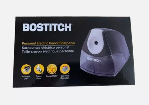 Bostitch Personal Electric Pencil Sharpener Black New In Box - Picture 2 of 8