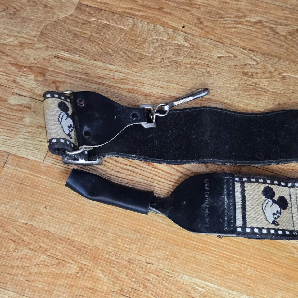 Vintage 1970s Walt Disney Mickey Mouse Filmstrip Neck Strap 41" Camera Guitar - Image 2 of 3