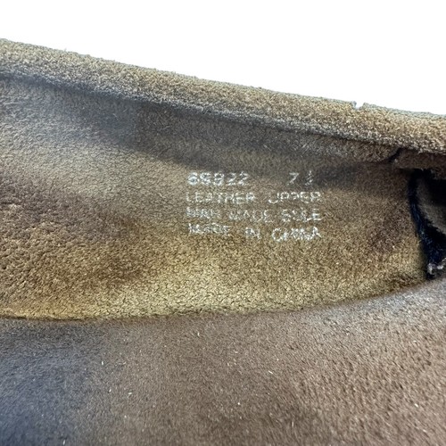 Mocasines sin cordones de cuero para mujer Minnetonka talla 7,5 marrones 69922 - Imagen 9 de 9