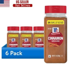 6 Pack Kosher Ground Cinnamon 7.12oz Versatile Spice Baking Cooking Holiday New