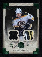 2013-14 Upper Deck Artifacts Emerald Jersey/Patch 48/75 Nathan Horton #71
